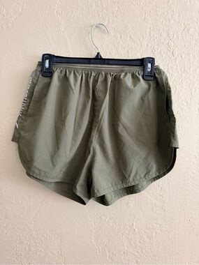 Gymshark Olive Green Athletic Shorts